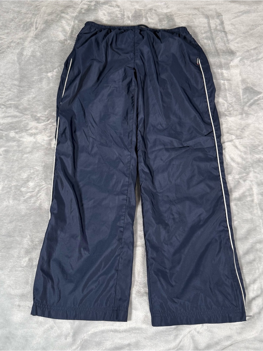 Vintage Old Navy Track Pants Mens L 31” Baggy Fit Grunge Blue Y2K